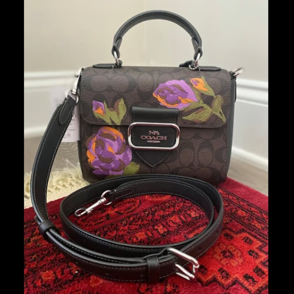 Coach flower purse